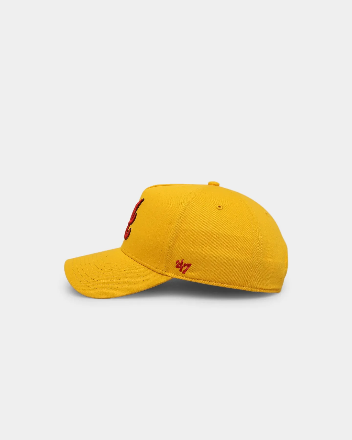 47 Brand Atlanta Braves 'Mustard & Ketchup' Sure Shot MVP DT Snapback Yellow/Red