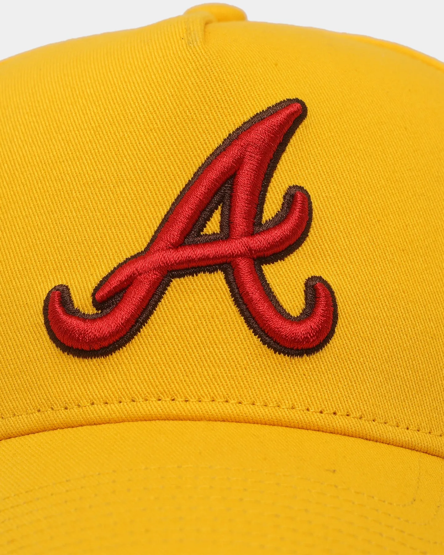 47 Brand Atlanta Braves 'Mustard & Ketchup' Sure Shot MVP DT Snapback Yellow/Red