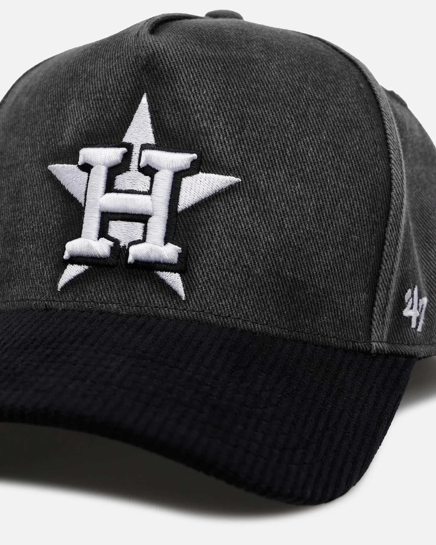 47 Brand Houston Astros 'Apollo Corduroy' Offside DT Snapback Black