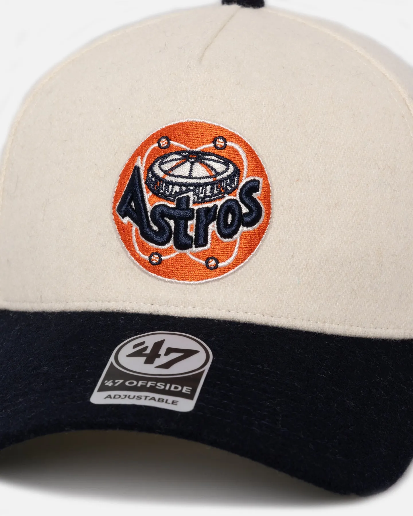 47 Brand Houston Astros 'Wooly Offside DT' Sure Shot Snapback Natural/Navy