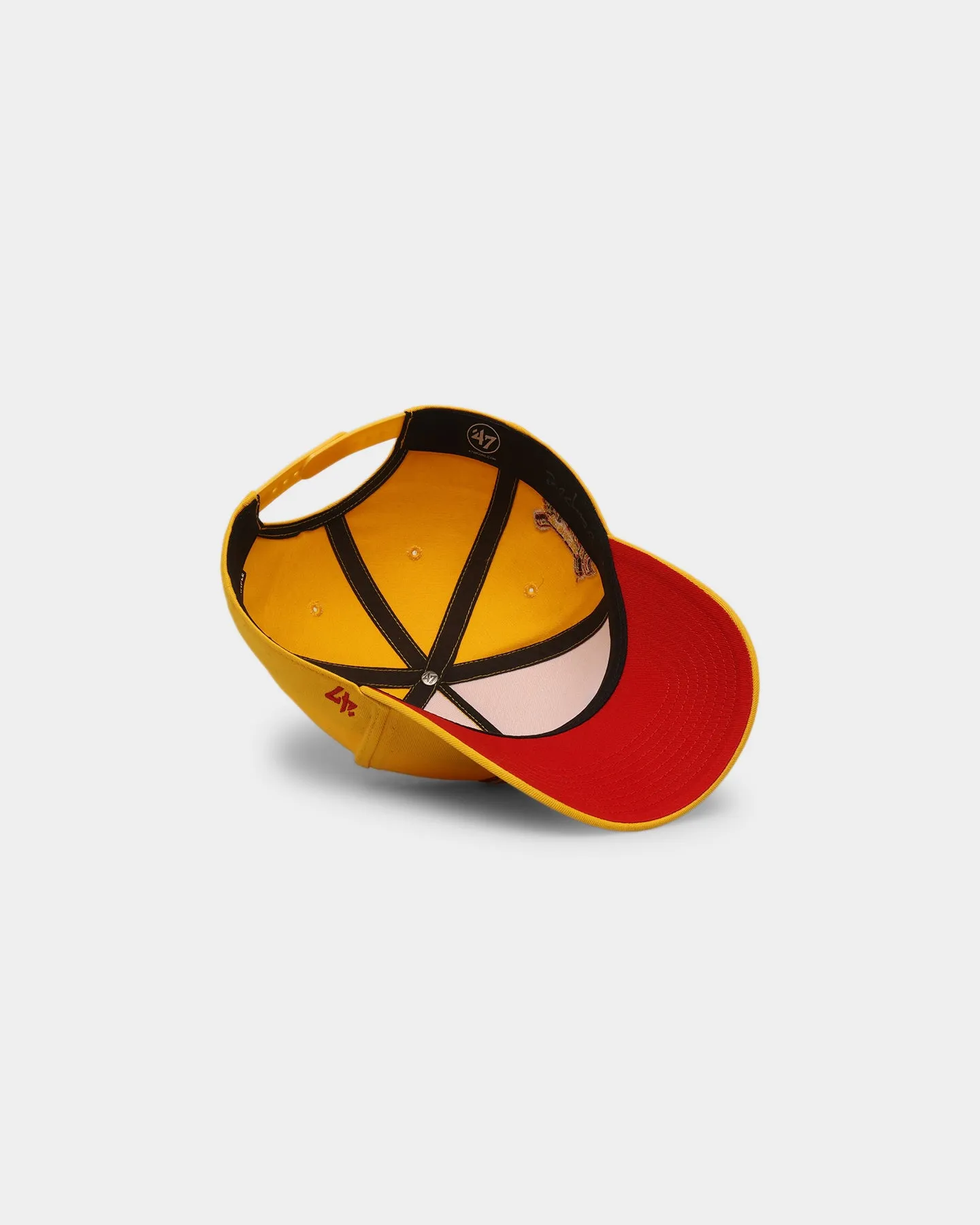 47 Brand Los Angeles Angels 'Mustard & Ketchup' Sure Shot MVP DT Snapback Yellow/Red