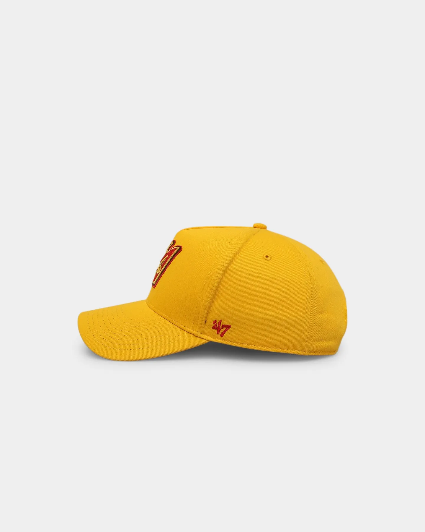 47 Brand Los Angeles Angels 'Mustard & Ketchup' Sure Shot MVP DT Snapback Yellow/Red