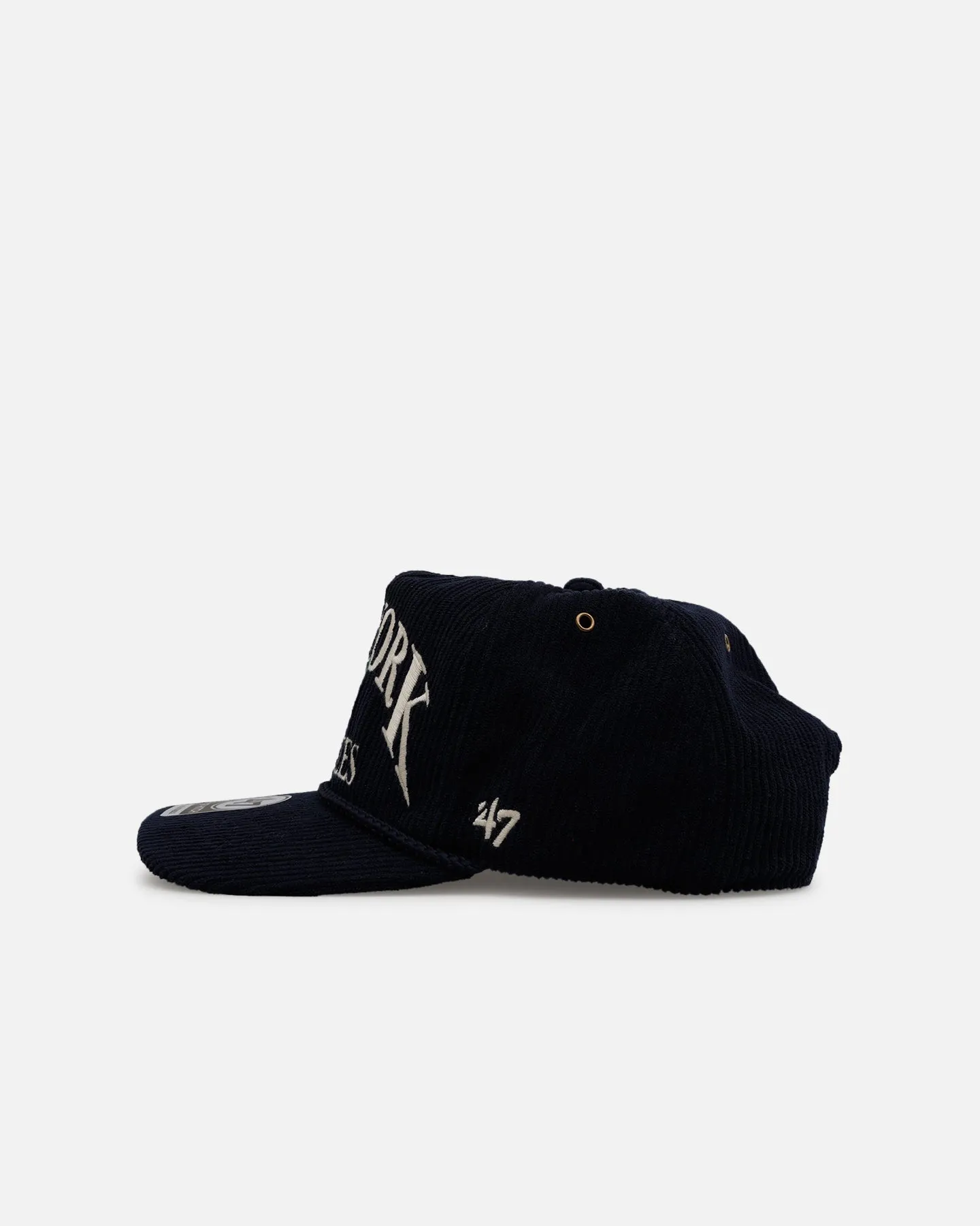 47 Brand New York Yankees 'Pitchout' 47 Hitch Corduroy Snapback Navy