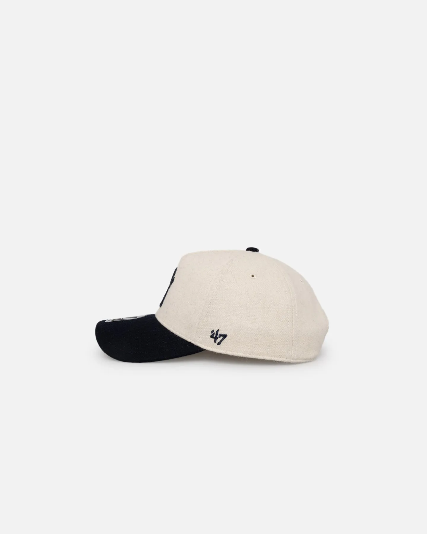47 Brand New York Yankees 'Wooly Offside DT' Sure Shot Snapback Natural/Navy