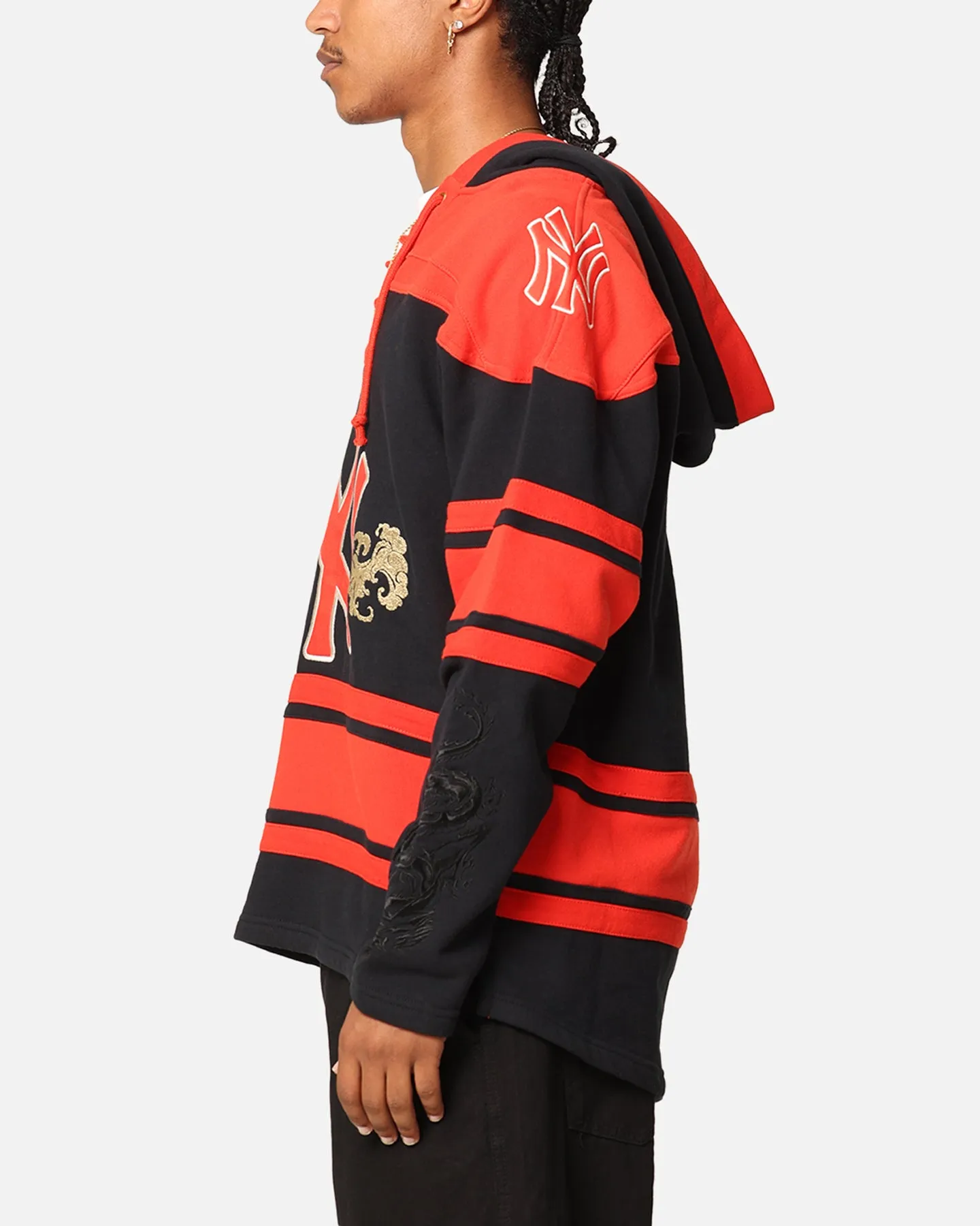 47 Brand New York Yankees 'Year Of The Dragon' Lacer Hoodie Jet Black