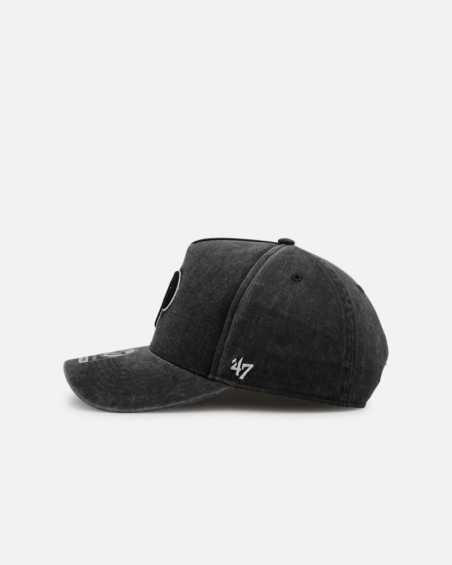 47 Brand Philadelphia Phillies 'Washed Black' Offside DT Snapback Washed Black