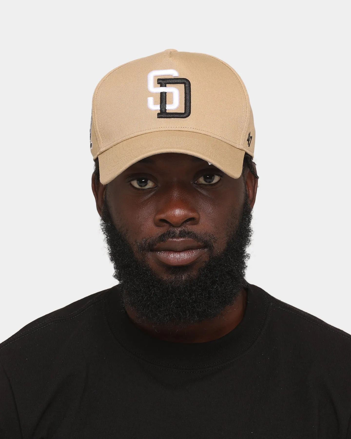 47 Brand San Diego Padres 'Khaki Stadium' Sure Shot 47 MVP DT Snapback Khaki/Black