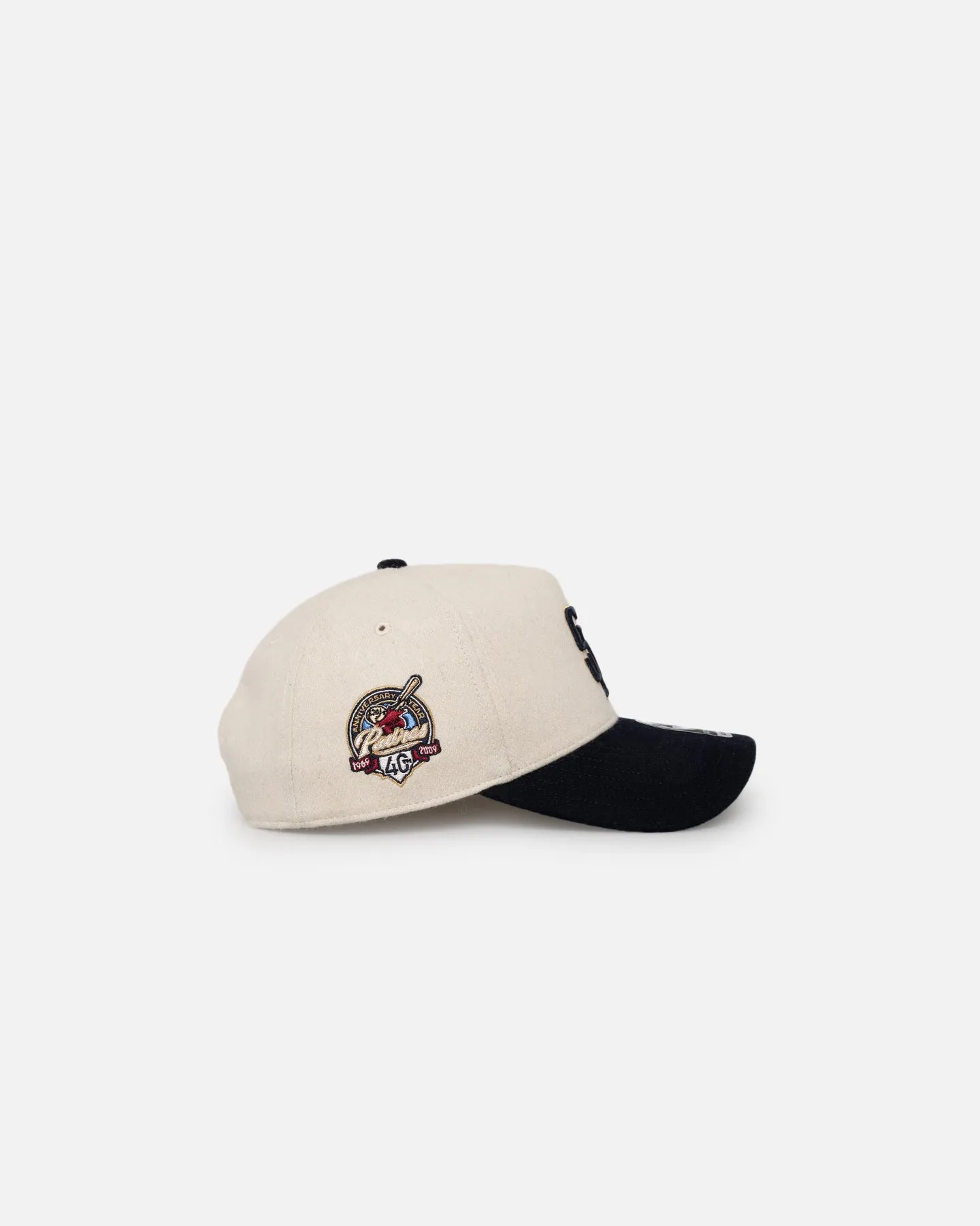 47 Brand San Diego Padres 'Wooly Offside DT' Sure Shot Snapback Natural/Navy