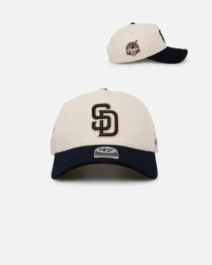 47 Brand San Diego Padres 'Wooly Offside DT' Sure Shot Snapback Natural/Navy