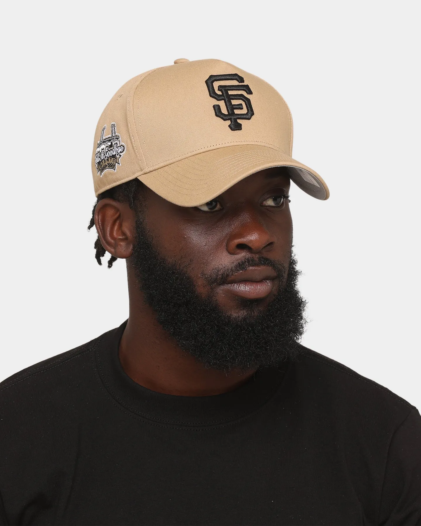 47 Brand San Francisco Giants 'Khaki Stadium' Sure Shot 47 MVP DT Snapback Khaki/Black