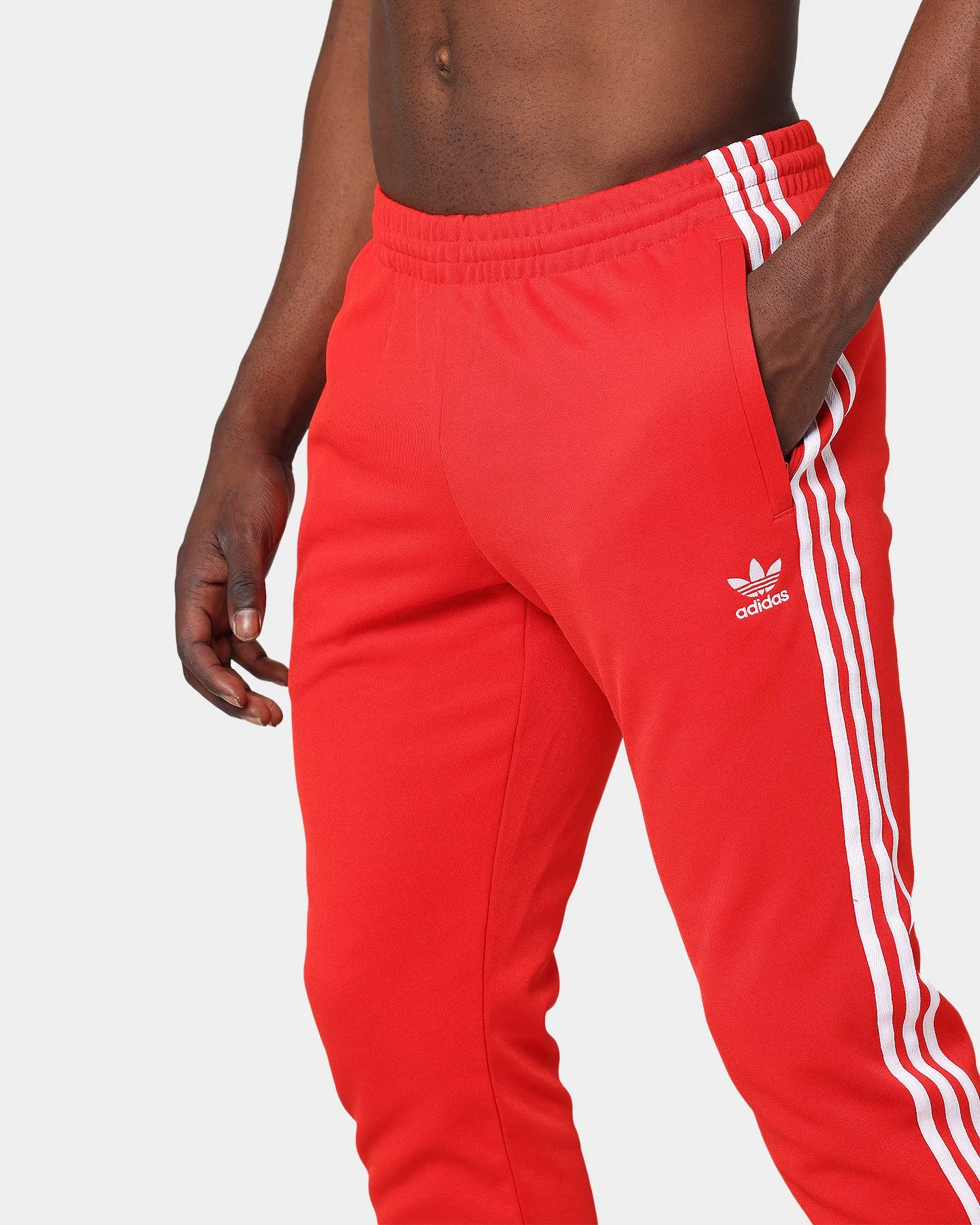 Adidas Classics Primeblue SST Track Pant Red/White