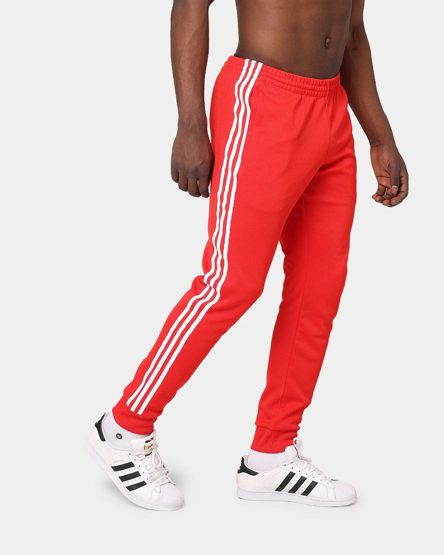 Adidas Classics Primeblue SST Track Pant Red/White