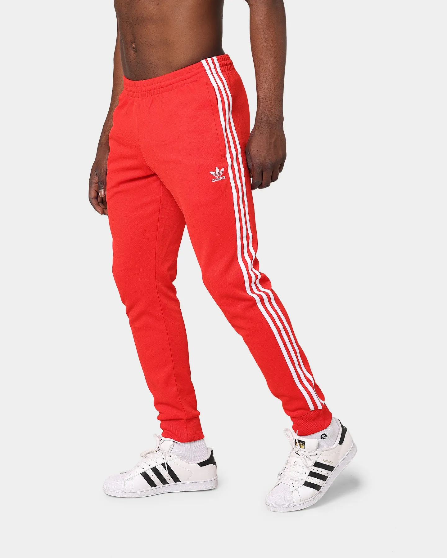 Adidas Classics Primeblue SST Track Pant Red/White