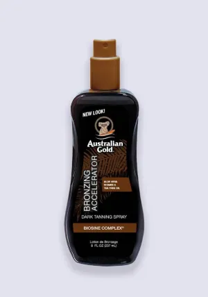 Australian Gold Dark Tanning Accelerator Spray Gel With Instant Bronzer 237ml