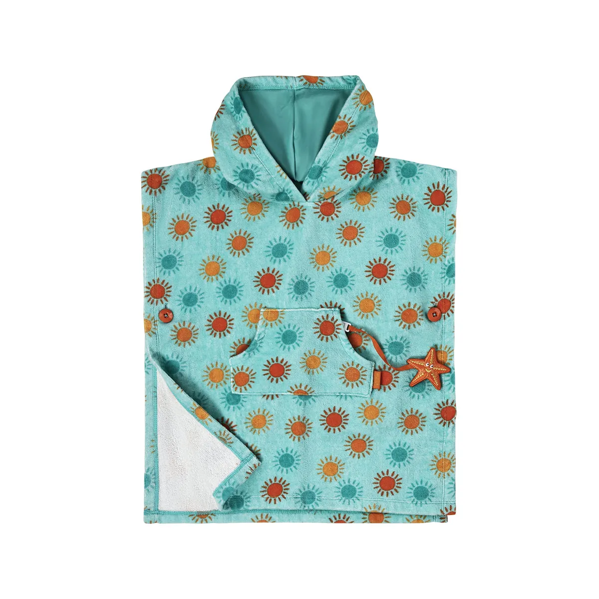 Baby Hooded Beach Poncho
