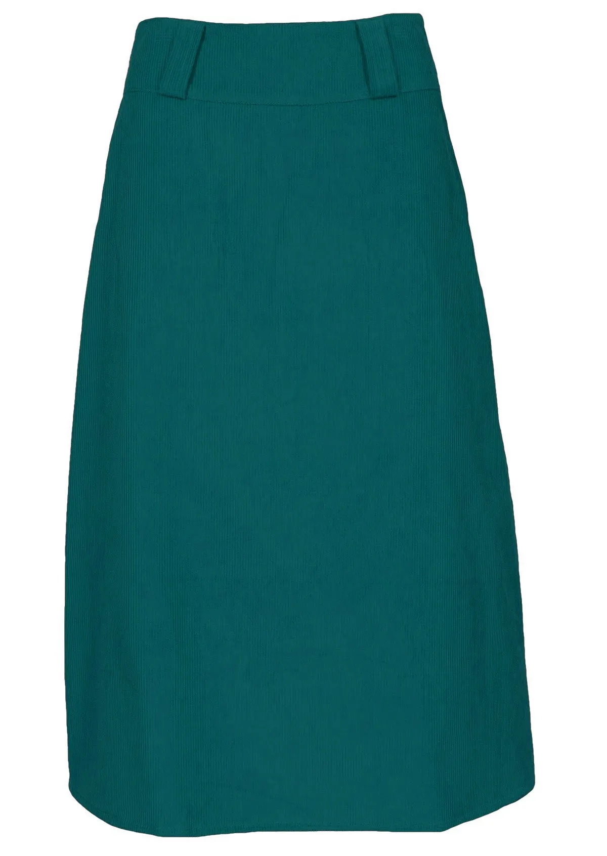 Belt Loop Corduroy Skirt Everglade