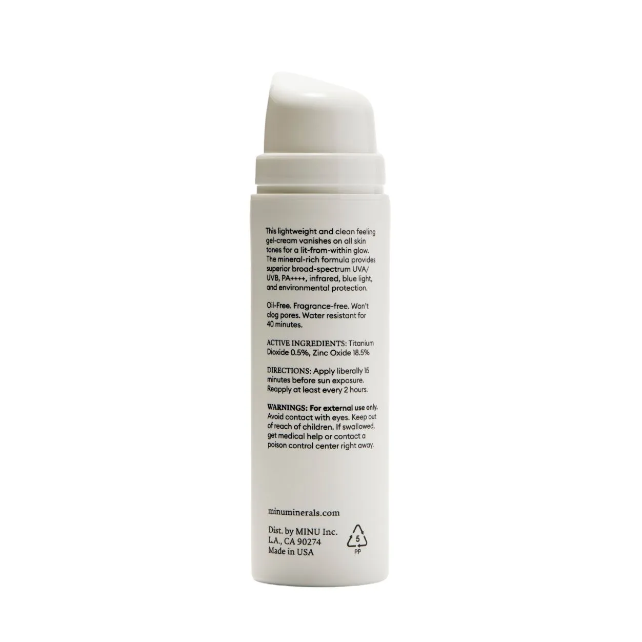 Brightening Sunscreen Minerals Broad Spectrum SPF 30 Gel-Cream