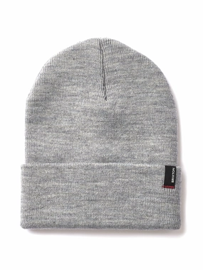 BRIXTON WATCH CAP - HEATHER GREY - CLEARANCE