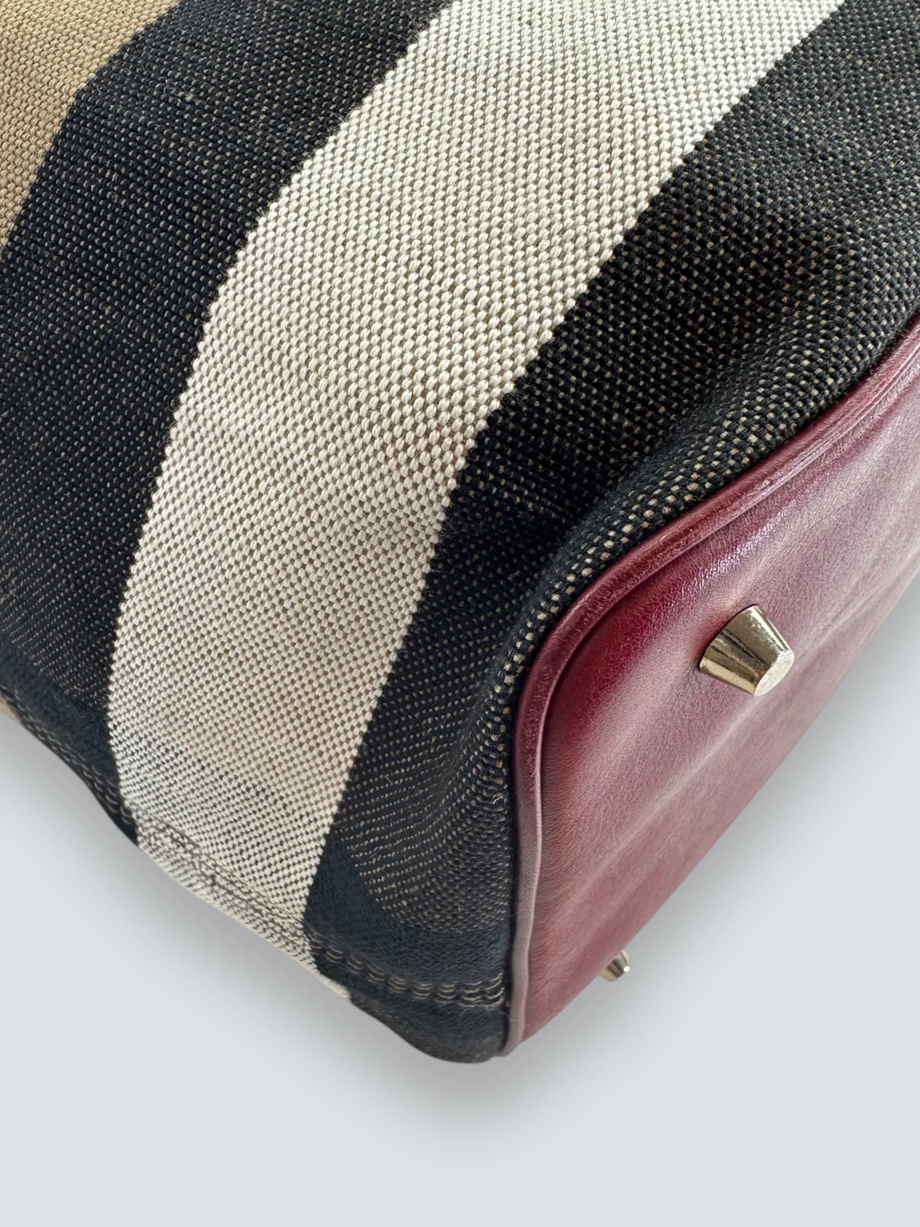 Burberry Mega Ashby Canvas Bucket Bag