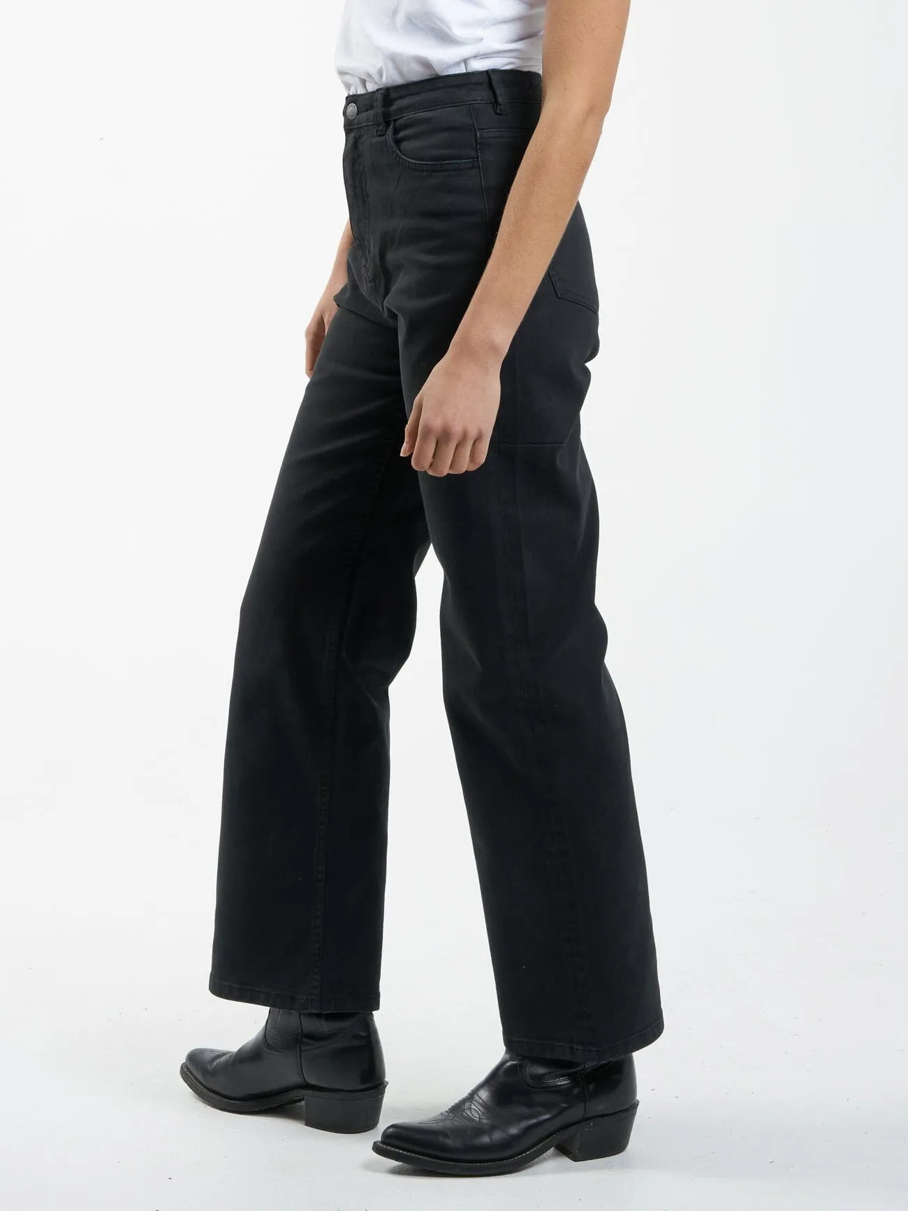 Cherry High Rise Stretch Jean - Dusk Black