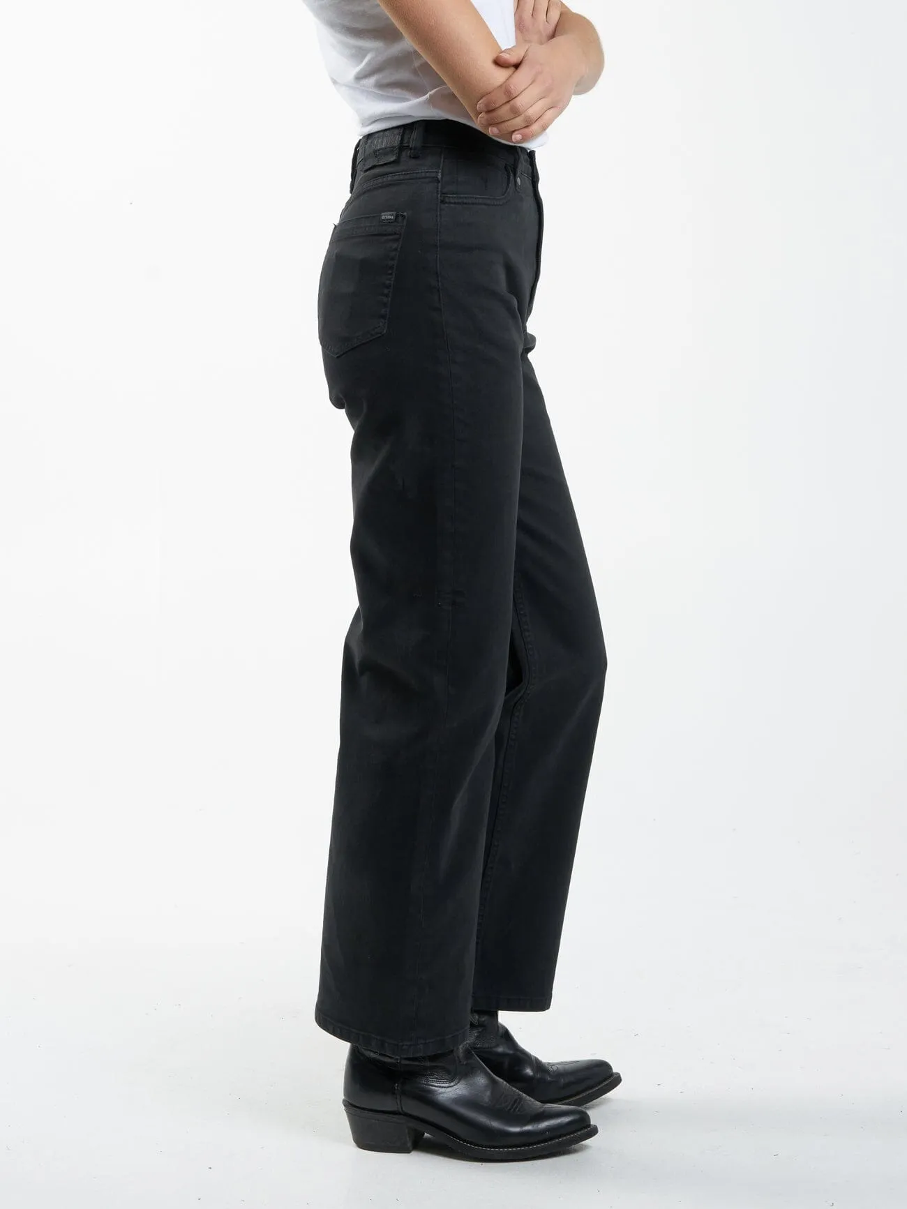 Cherry High Rise Stretch Jean - Dusk Black