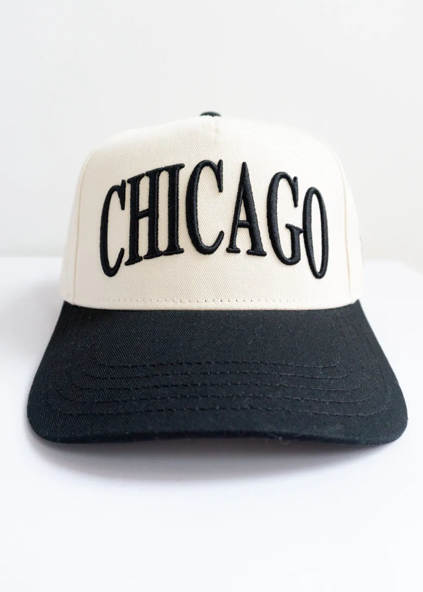 Chicago Blackhawks Puff Baseball Cap - Black