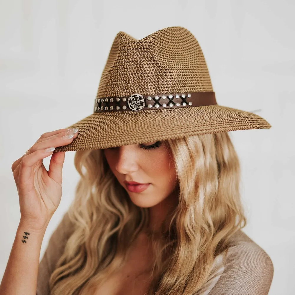 Delaney Western Packable Sun Hat