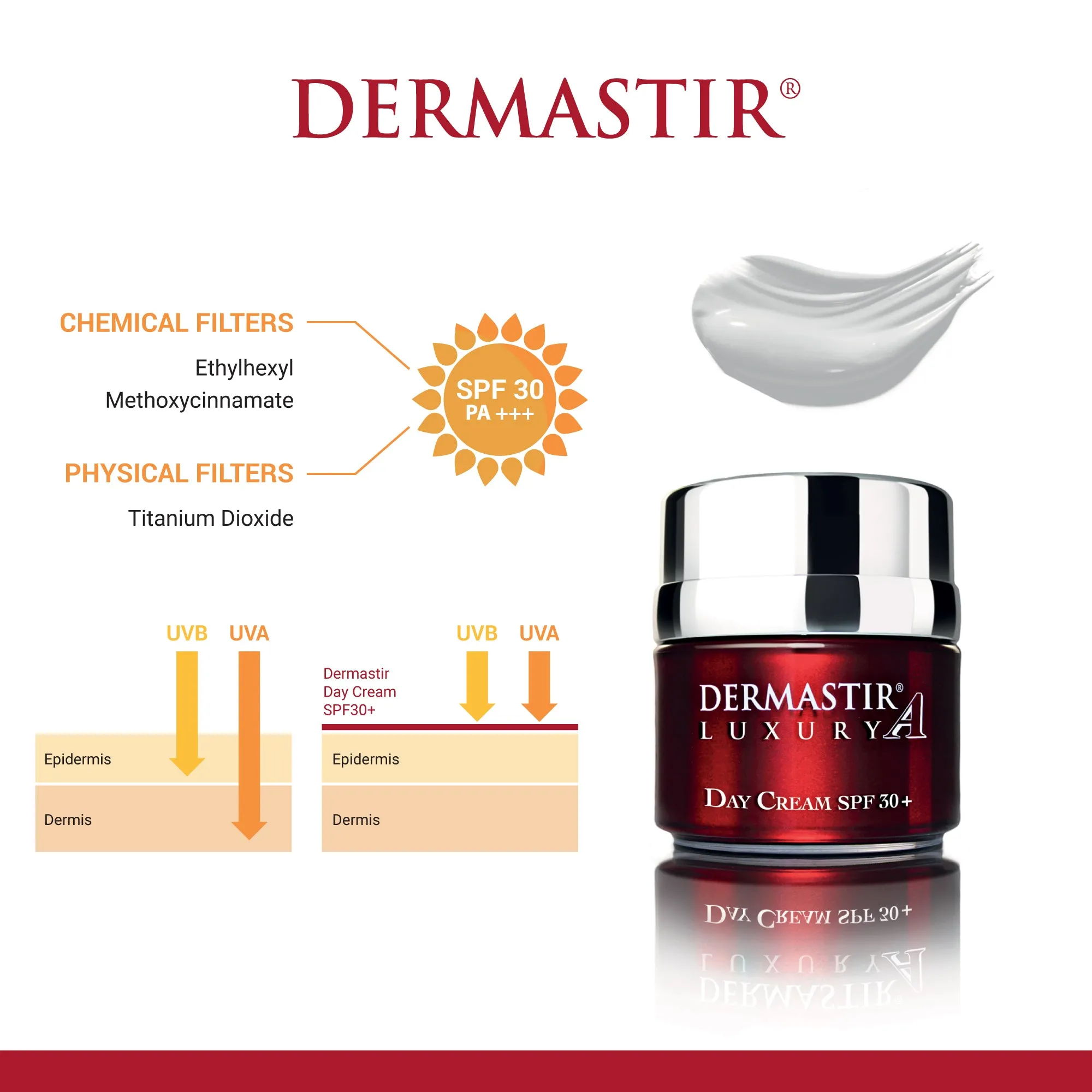 Dermastir Day Cream SPF30  White