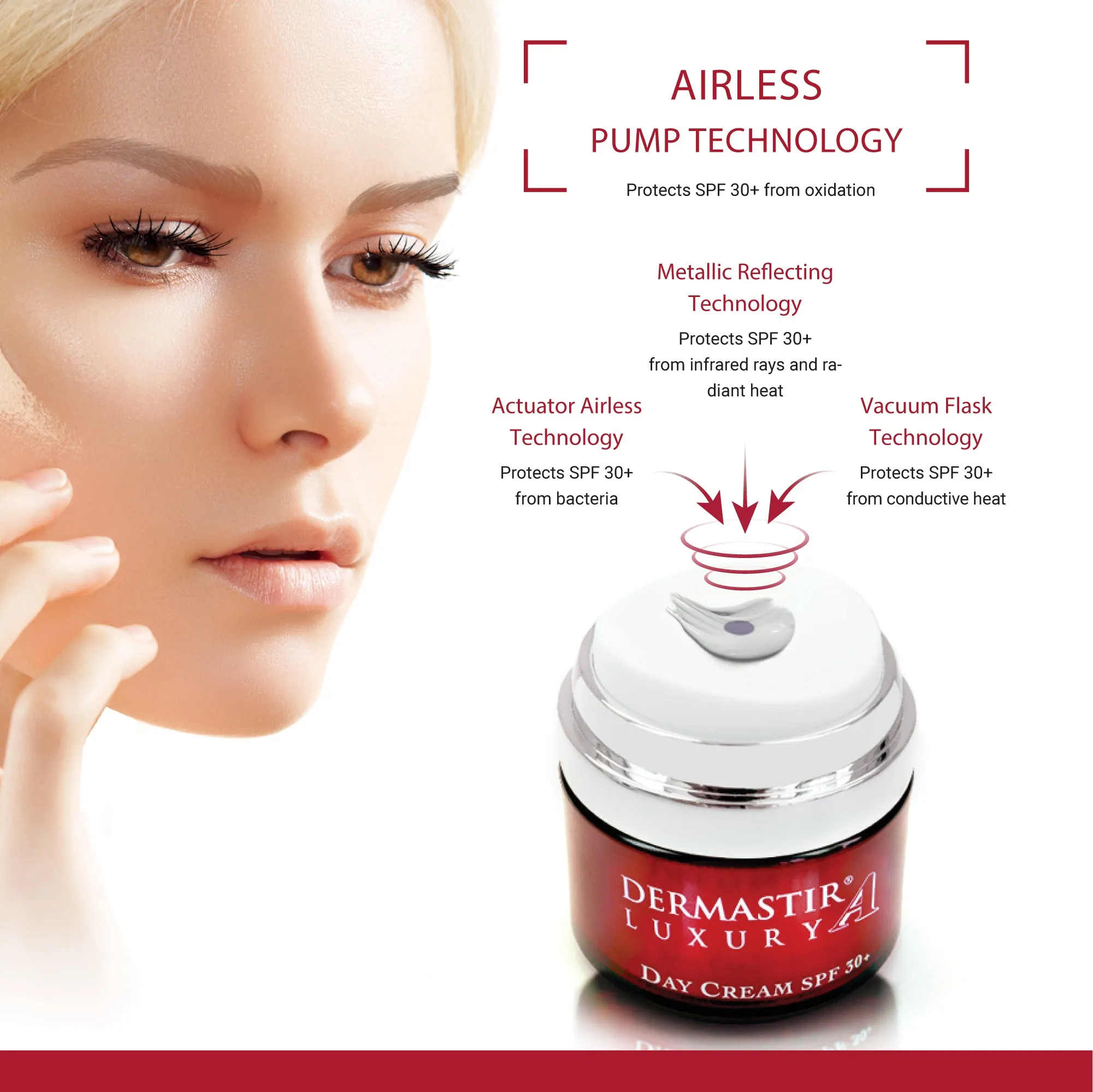 Dermastir Day Cream SPF30  White