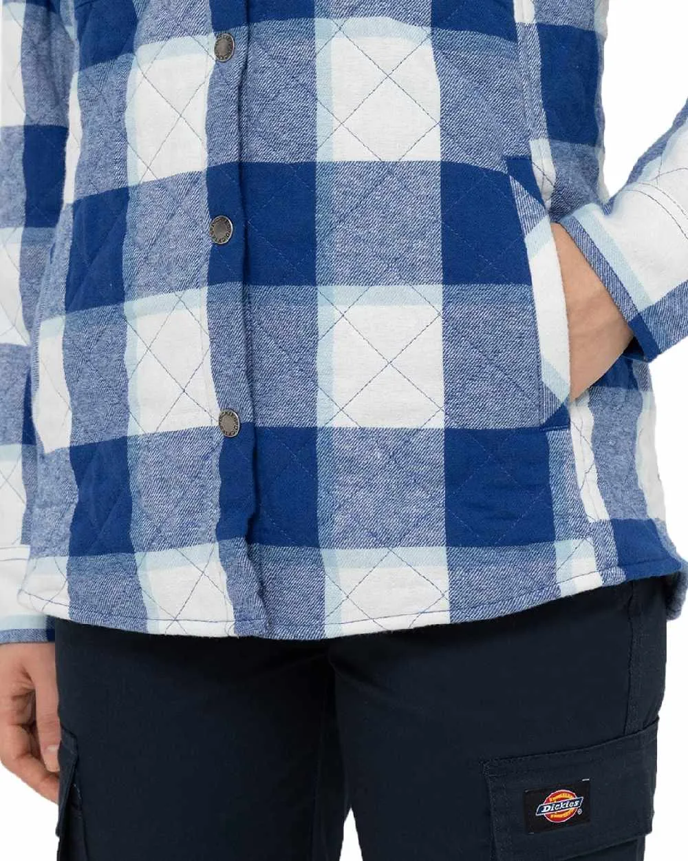 Dickies Womens Flannel Shirt Jacket