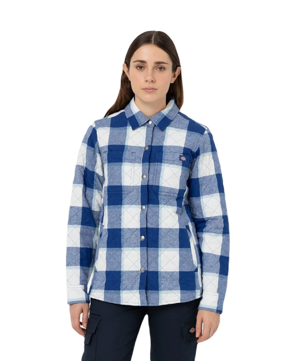 Dickies Womens Flannel Shirt Jacket