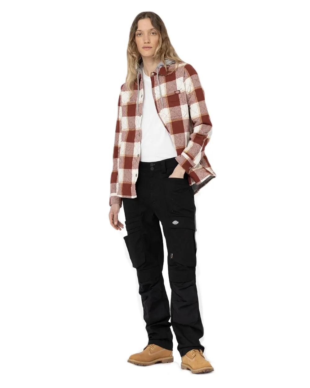 Dickies Womens Flannel Shirt Jacket