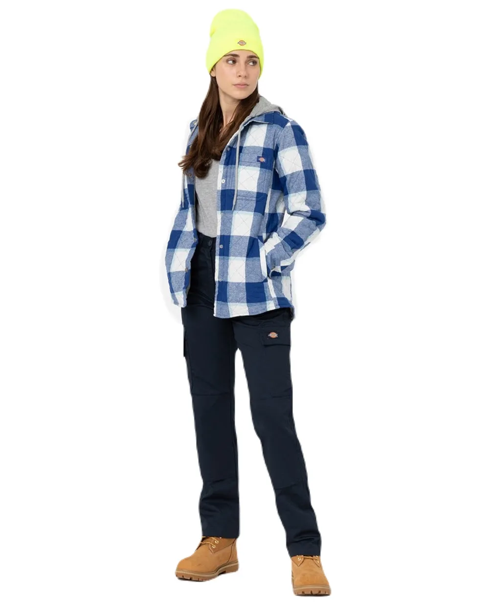 Dickies Womens Flannel Shirt Jacket