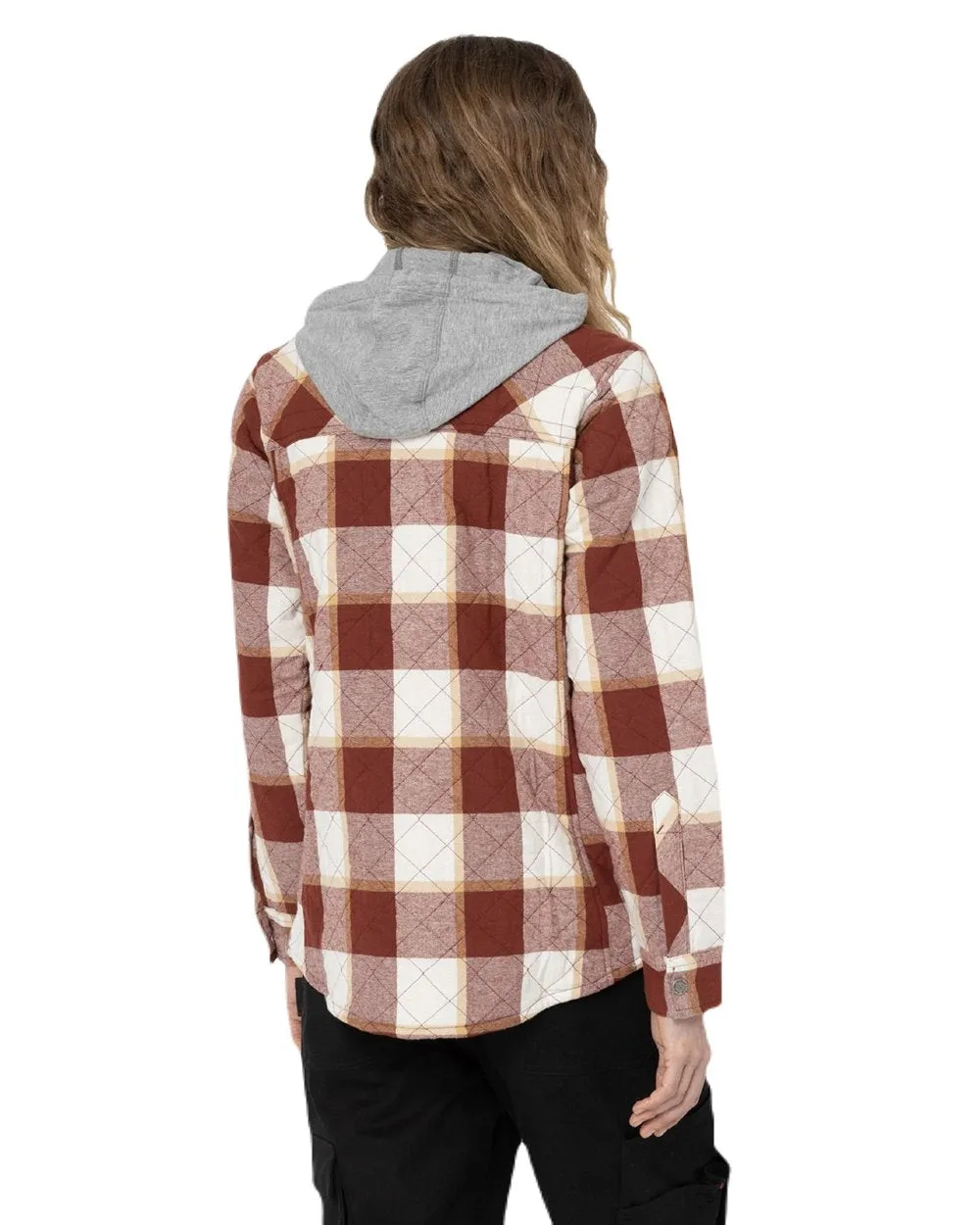 Dickies Womens Flannel Shirt Jacket