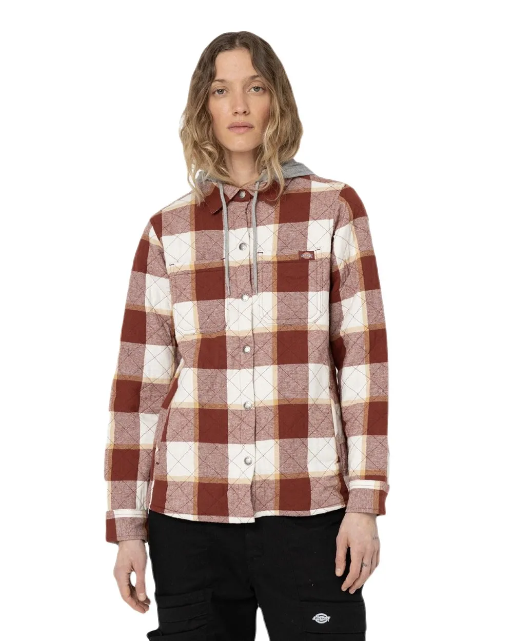 Dickies Womens Flannel Shirt Jacket