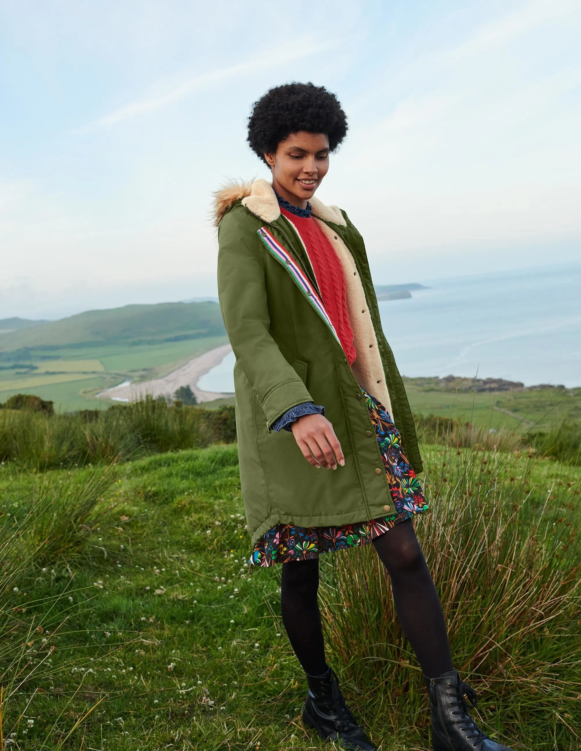 Dunbar Waterproof Parka-Oregano