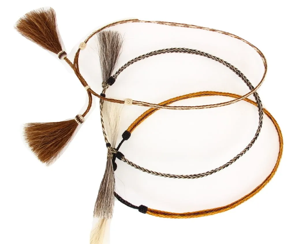 Horse Hair Hat Band 3/8 - Assorted Colours