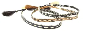Horse Hair Hat Band 5/8 - Assorted Colours
