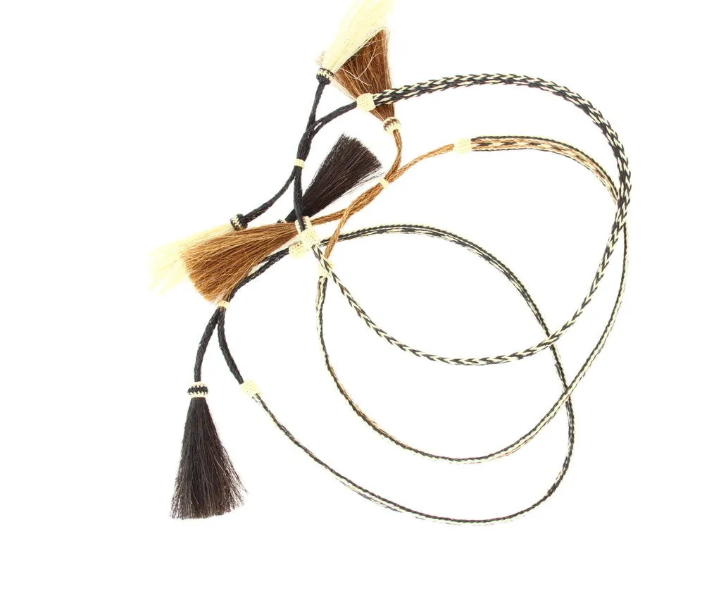 Horse Hair Hat Band 5/8 - Assorted Colours