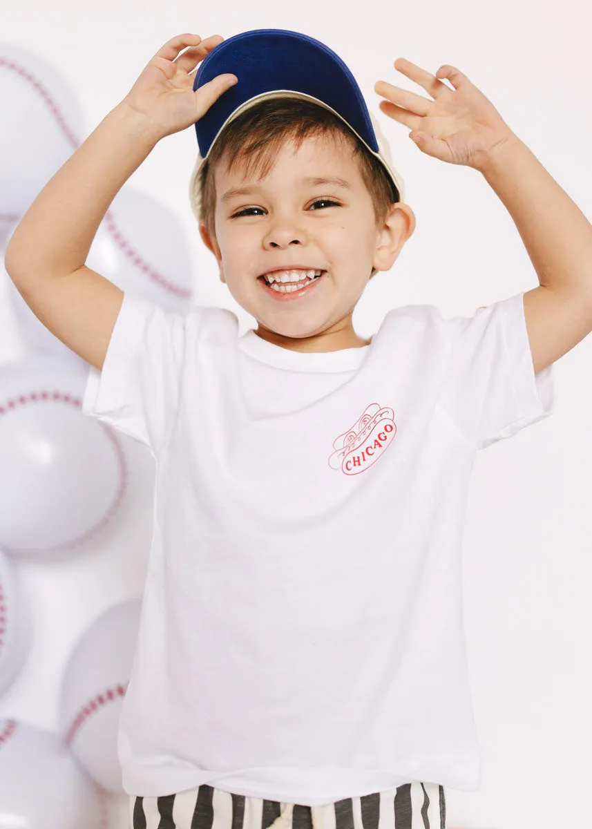 Hot Dogs & Home Runs Toddler Tee