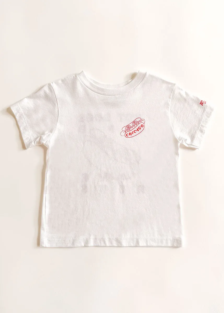 Hot Dogs & Home Runs Toddler Tee