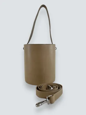 JW Anderson Cream Leather Bucket Bag