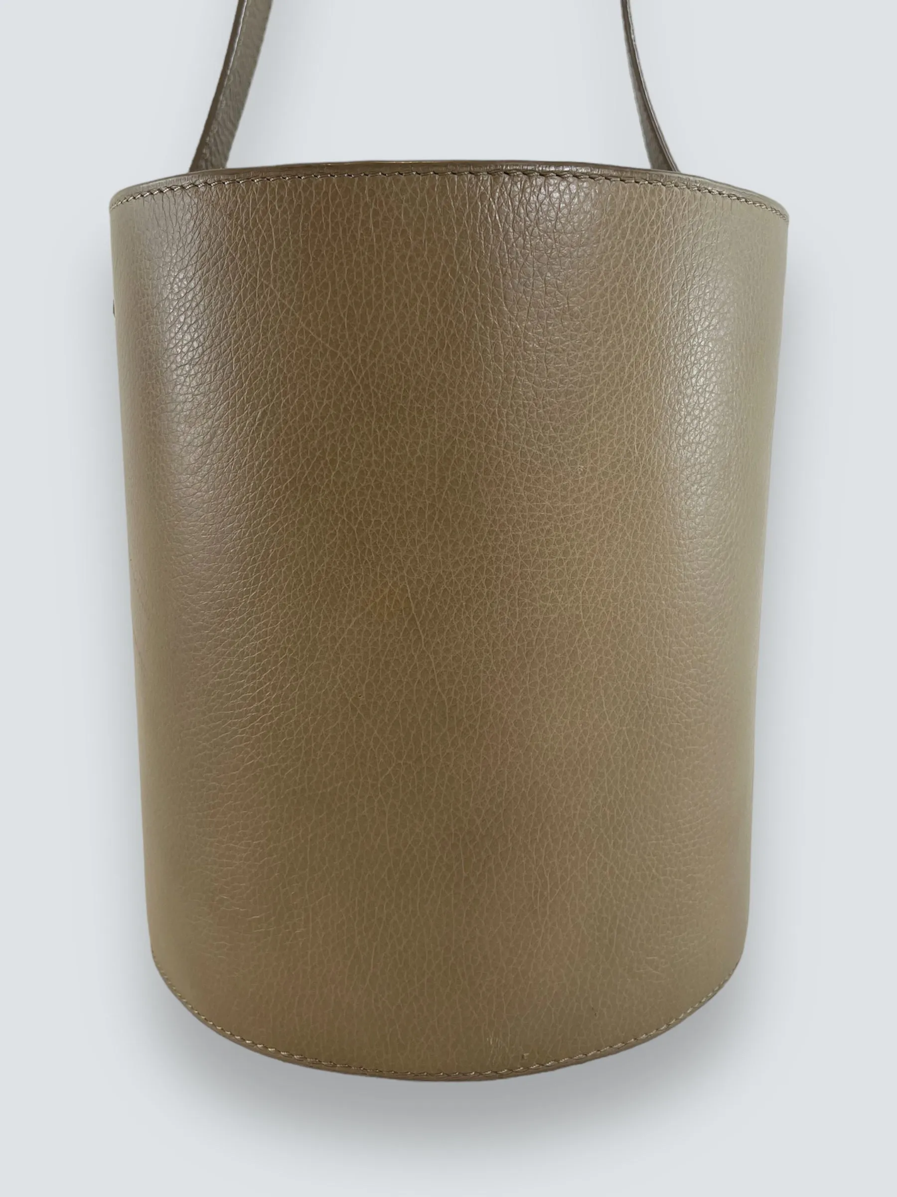 JW Anderson Cream Leather Bucket Bag