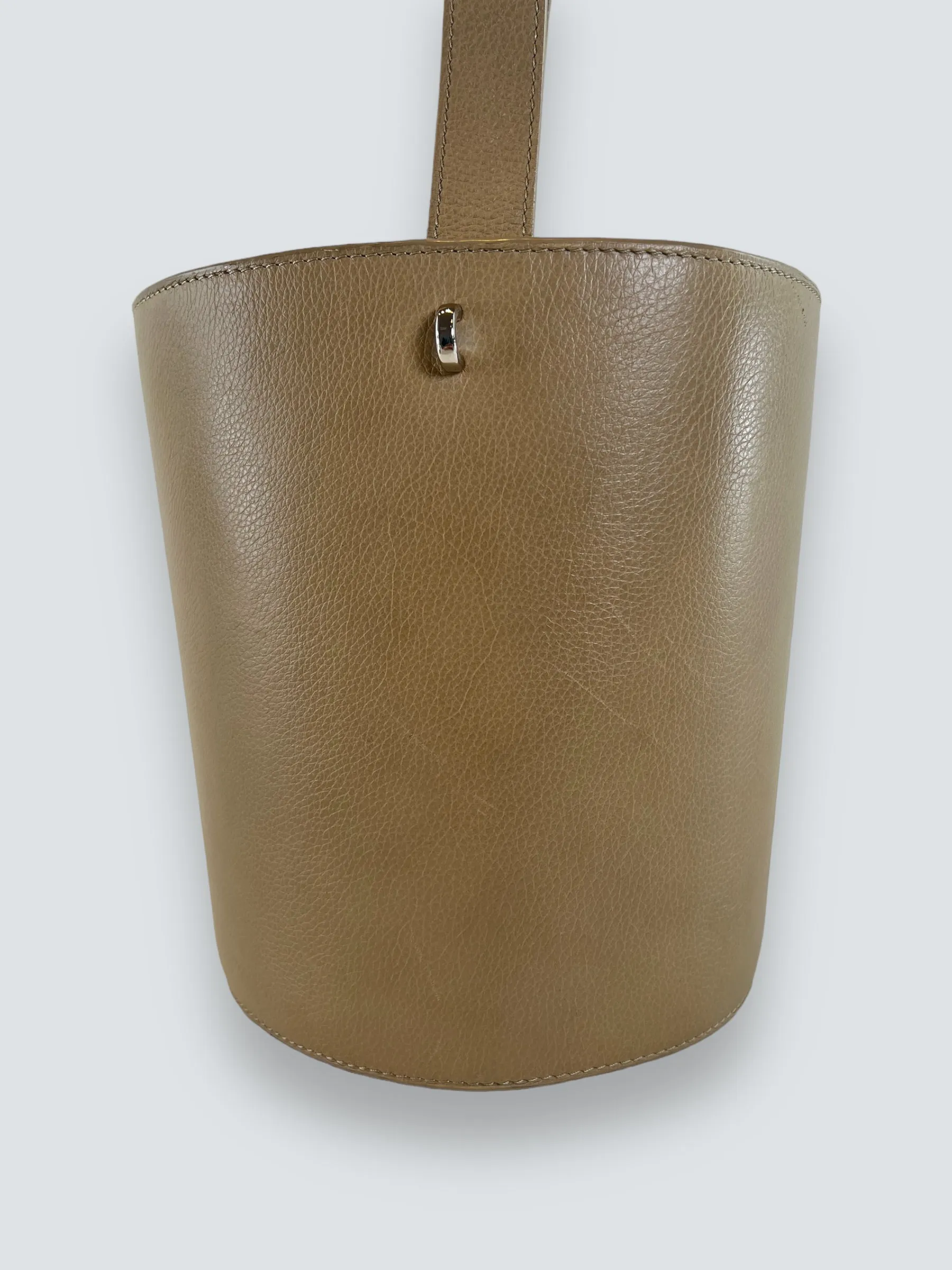 JW Anderson Cream Leather Bucket Bag