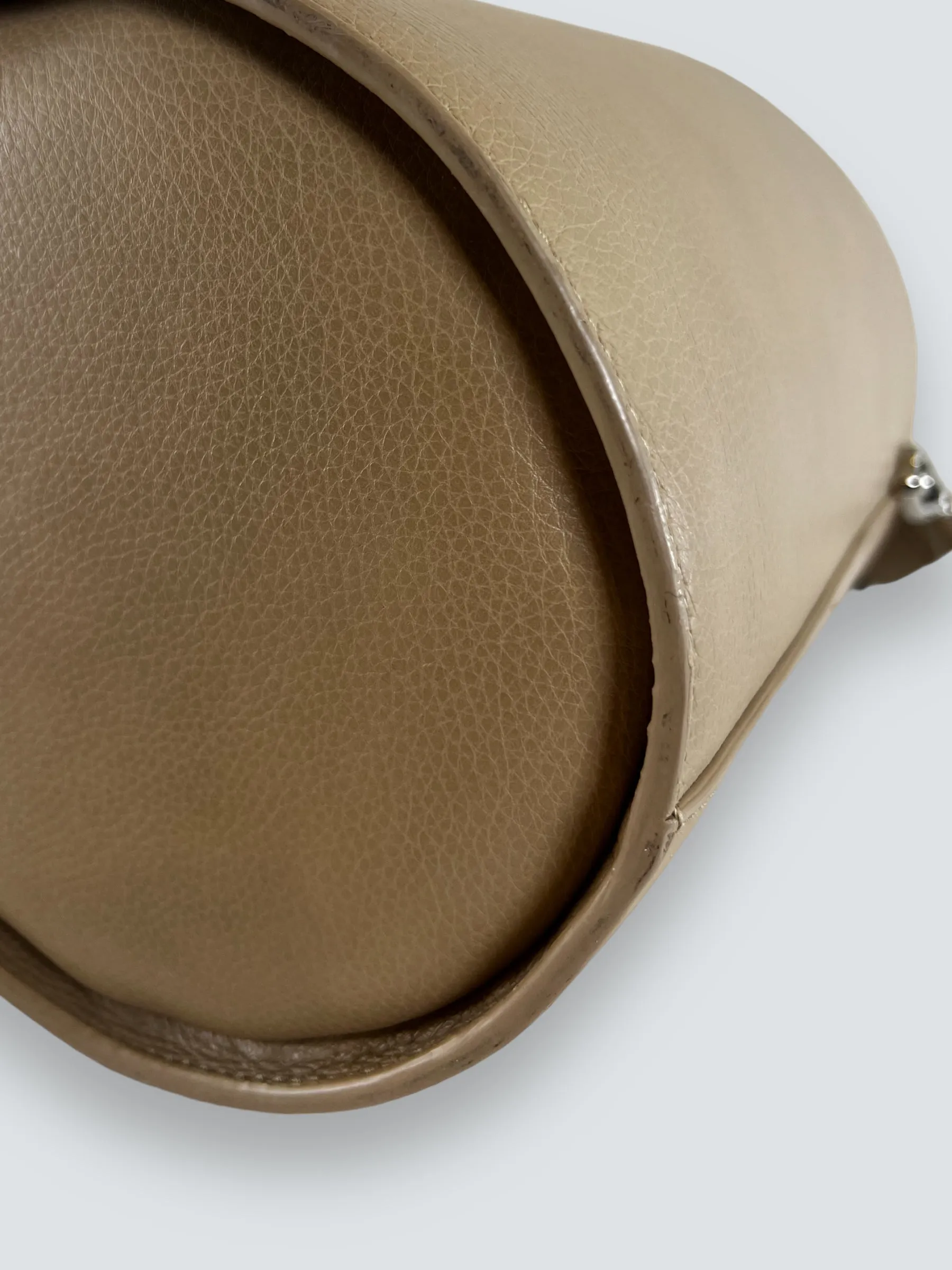 JW Anderson Cream Leather Bucket Bag