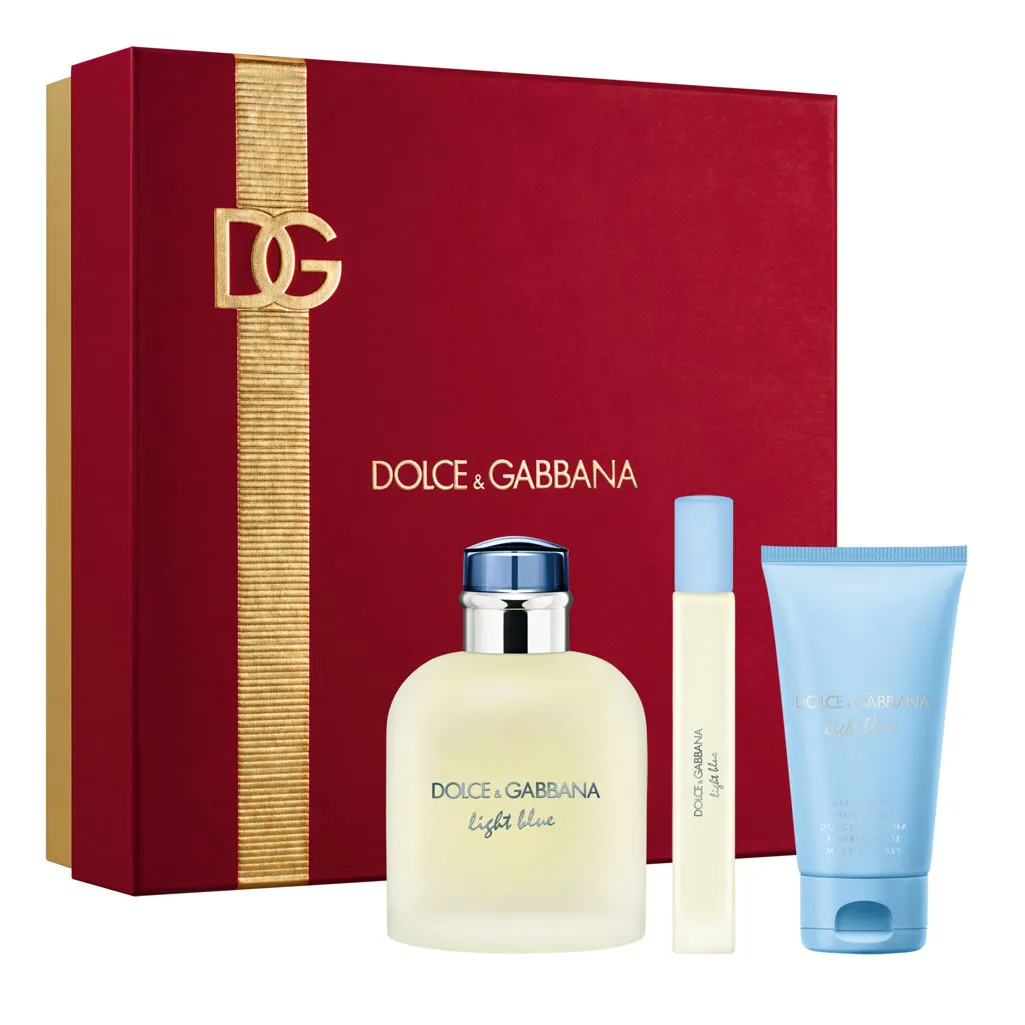 Light Blue by Dolce & Gabbana 125ml EDT 3 Piece Gift Set
