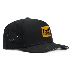 Melin Odyssey Stacked Hydro Snapback Hat - Black. Brown