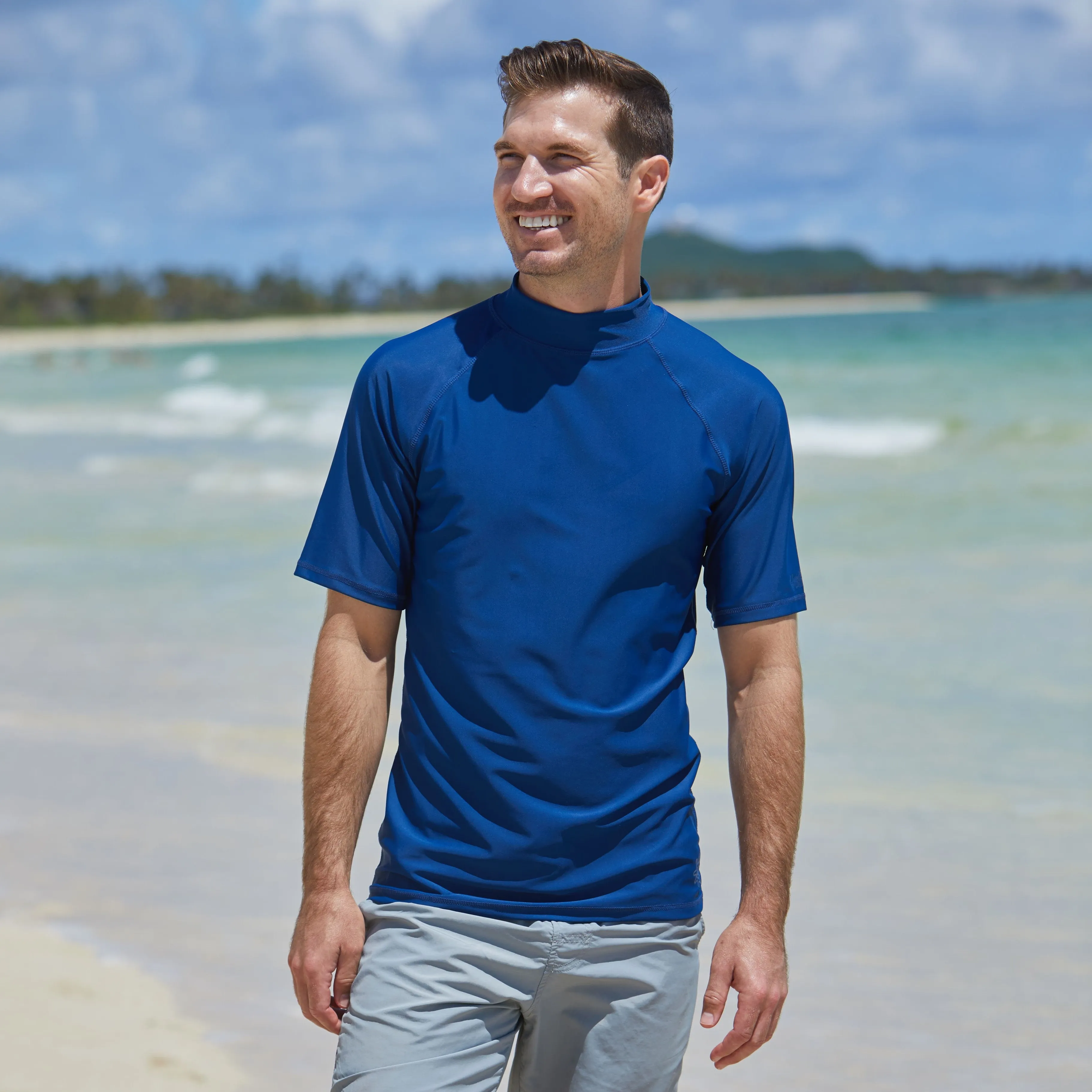 Men's Short Sleeve Sun & Swim Shirt