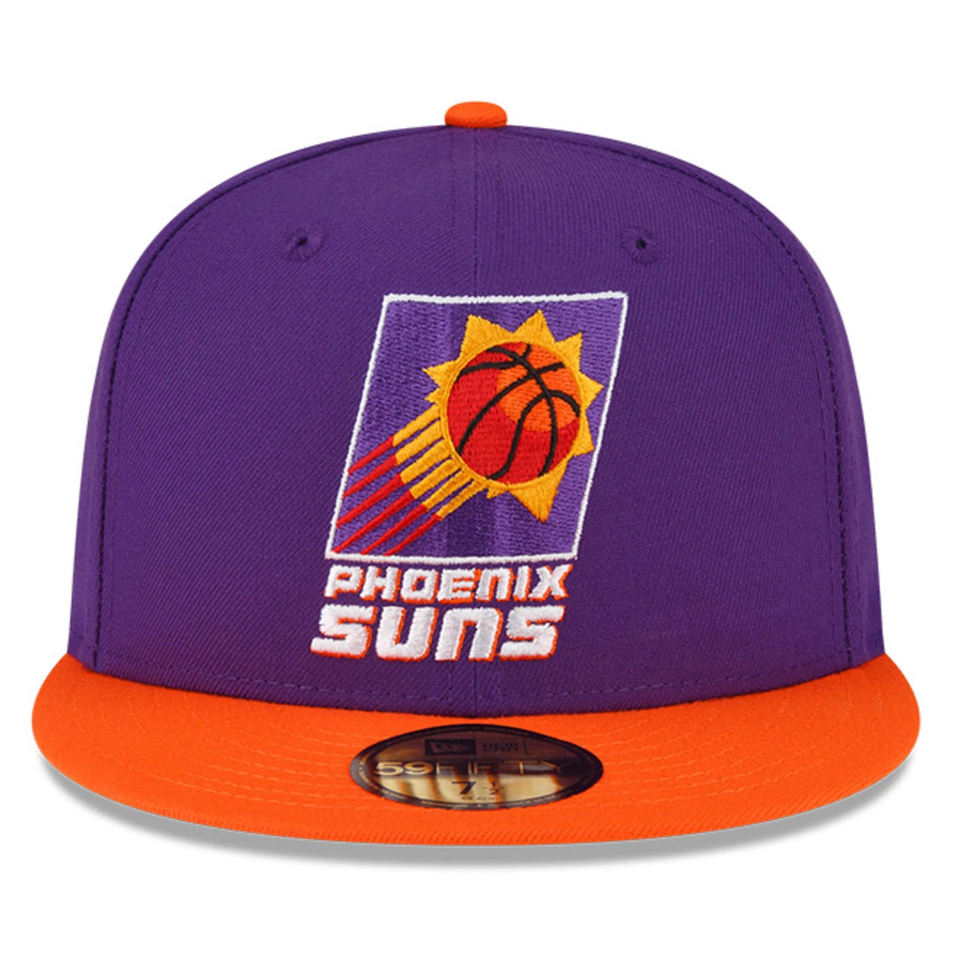 New Era 59Fifty Hardwood Classic Phoenix Suns Hat - Purple. Orange