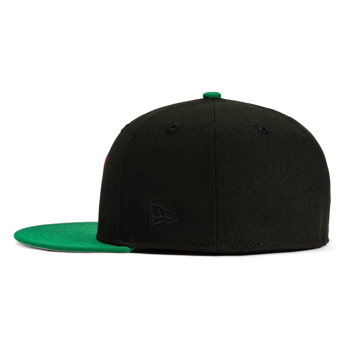 New Era 59Fifty Mexico World Baseball Classic Mexico Flag Patch Hat - Black. Kelly Green